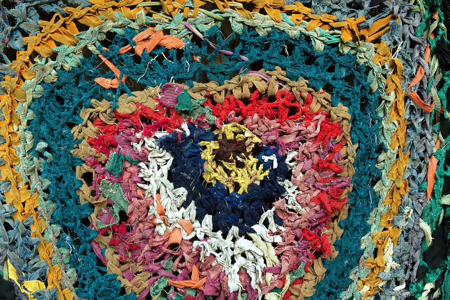 Renewal–Recycled textile embroidery workshop by Grandpa Cat